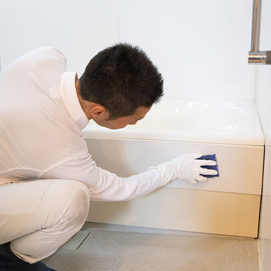 クリーニング作業