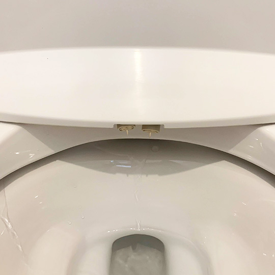 トイレのお掃除前