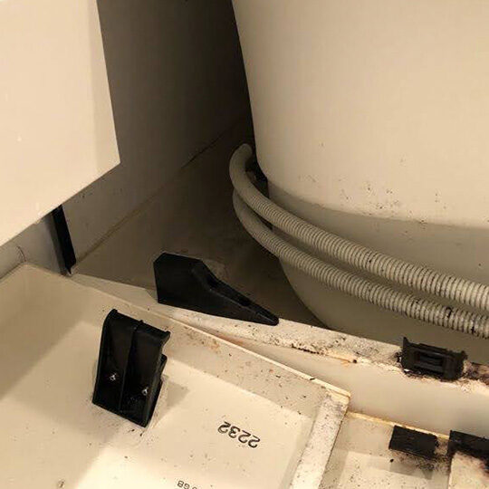 お掃除前