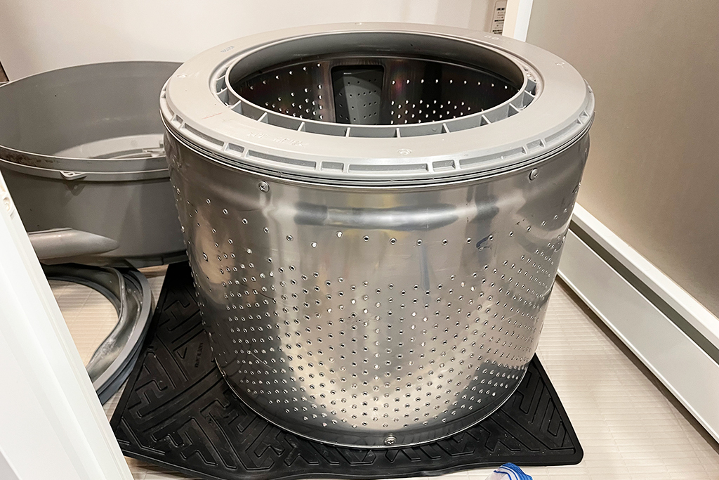 洗濯槽取り外し